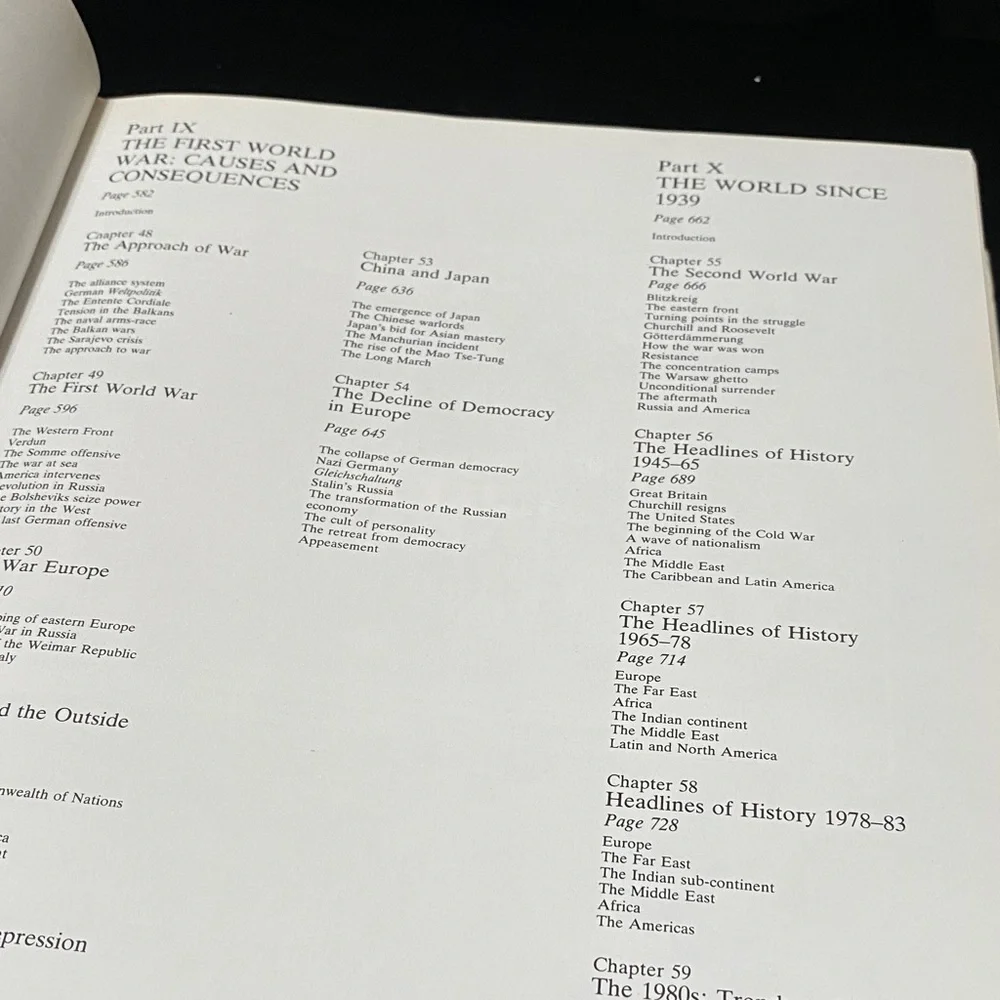 History of the World Book 1984 edition by Bonanza Books
